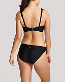 Anya Riva Full Cup Balconnet Bikini And Twist Fold Pant Black TKD LIngerie Panache Swim Core B1