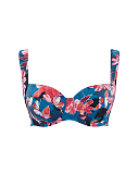 Anya Riva Print Full Cup Bikini Blue Floral TKD Lingerie Panache Fashion CF1