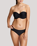 Anya Riva Twist Bandeau Bikini And Gather Pant Black TKD Lingerie Panache Core F2