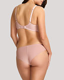 Arla High Apex Balconnet Bra And Brazillian Brief Pearl Blush TKD Lingerie Panache Fashion B1