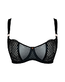 Authority Balcony Bra Black TKD Lingerie Scantilly Fashion CF1
