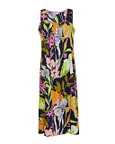 Avery Floral Print Long Nightdress Navy Mix TKD Lingerie Cyberjammies Fashion CF1