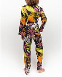 Avery Floral Print PJ Set Navy Mix TKD Lingerie Cyberjammies Fashion B1