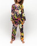 Avery Floral Print PJ Set Navy Mix TKD Lingerie Cyberjammies Fashion F1