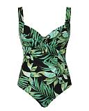 Bali Balconnet Swimsuit Palm Print TKD Lingerie Panache Swim Fashion CF1