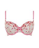 Belle Balconnet Bra Heart Print TKD Lingerie Cleo Fashion CF1