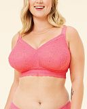 Bestie Bralette Bra Hot Pink