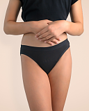 Bikini Brief Heavy Absorbency Black Sahara TKD Lingerie F3