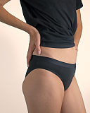 Bikini Brief Heavy Absorbency Black Sahara TKD Lingerie S2