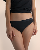 Bikini Brief Moderate Absorbency Black Sahara TKD Lingerie F3