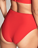 Billie High Waist Brief Rossa Red TKD Lingerie Panache Swim Fashion B1