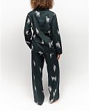 Blake Zebra Print PJ Set Dark Green Mix TKD Lingerie Cyberjammies Fashion B1