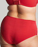 Bliss Deep Brief Salsa Red TKD Lingerie Sculptresse Fashion B1