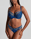 Blossom Balcony Bra And Brazilian Brief Celeste TKD Lingerie Panache Fashion F1