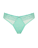 Blossom Brazilian Brief Jade TKD Lingerie Panache Fashion CF1