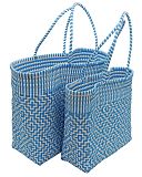 Blue And White Beach Bag Bask Drift TKD Lingerie F4