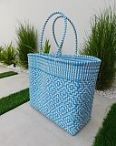 Blue And White Beach Bag Bask Drift TKD Lingerie L1