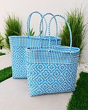 Blue And White Beach Bag Bask Drift TKD Lingerie L3