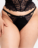 Boost Bombshell Thong Black TKD Lingerie Curvy Kate Fashion F1