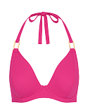 Boudoir Beach Bikini Top Hot Pink Miss Mandalay TKD Lingerie CF1