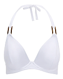 Boudoir Beach Halterneck Bikini White Miss Mandalay TKD Lingerie F1