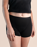 Boyshort Heavy Absorbency Black Sahara TKD Lingerie F1