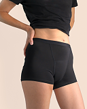 Boyshort Heavy Absorbency Black Sahara TKD Lingerie S2