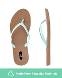 Bristol Flip Flop Toffee Blue Bask TKD Lingerie F1