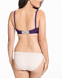 Buddy Non Wired Nursing Bra Purple Charley M TKD Lingerie Core B1