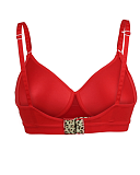 Buddy Non Wired Nursing Bra Red Charley M TKD Lingerie Core CB1