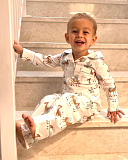 Camel Print Pyjama Set Child Jessica Lily TKD Lingerie F1