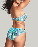 Cape Verde Bandeau Bikini And Gather Pant Wild Animal TKD Lingerie Panache Swim Fashion B1