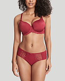 Cari Moulded Spacer Bra And Brief Raspberry TKD Lingerie Panache Fashion F1