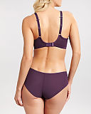 Cari Moulded Spacer T Shirt Bra And Brief Deep Purple TKD Lingerie Panache Fashion pb