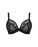 Centre Stage Plunge Bra Black TKD Lingerie Curvy Kate Core CF1