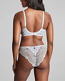 Cherie Demi Bra And Brazilian Brief Vintage Floral TKD Lingerie Panache Fashion B1
