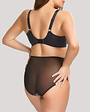 Chi Chi Balconnet Bra And High Waist Brief Leopard Print TKD Lingerie Panache Fashion B1