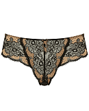 Clara Brief Black Vintage Gold TKD Lingerie Panache Fashion CF1
