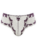 Clara Brief Plum Silver TKD Lingerie Panache Fashion FC