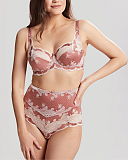 Clara Full Cup Bra And High Waist Brief Sienna TKD Lingerie Panache Fashion F1