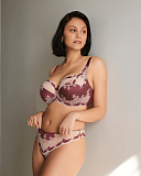 Clara Full Cup Bra And Brief Plum TKD Lingerie Panache Fashion L1