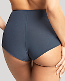 Clara High Waist Brief Navy Pearl TKD Lingerie Panache Fashion B1
