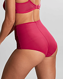 Clara High Waist Brief Orchid Red TKD Lingerie Panache Fashion B1