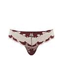 Clara Thong Plum TKD Lingerie Panache Fashion CF1