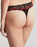 Clara Thong Ruby Noir TKD Lingerie Panache Fashion B1