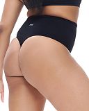 Contour High Waist Thong Black Heist TKD Lingerie B1