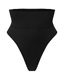 Contour High Waist Thong Black Heist TKD Lingerie CF1