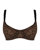 Cool Cat Balcony Bra Leopard Brown TKD Lingerie Curvy Kate Fashion CF1