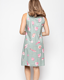 Coral Chemise Shell print Mint Green Mix TKD Lingerie Cyberjammies Fashion TB1 min