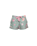 Coral Shell Print Shorts Mint Green Mix TKD Lingerie Cyberjammies Fashion CF1 min